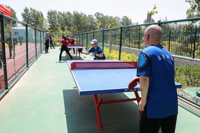 村民健身园 城乡生活一体化的生动缩影